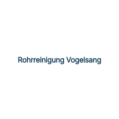 Rohrreinigung Vogelsang